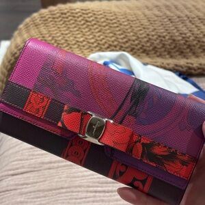 Salvatore Ferragamo Vara Bow Detail Wallet